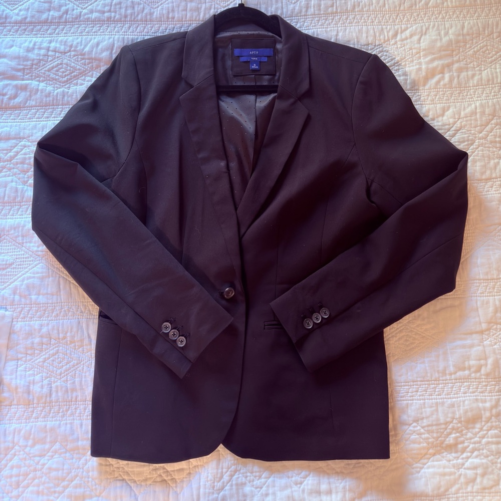 Apt. 9 Black Blazer